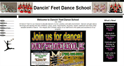 Desktop Screenshot of dancinfeetdance.com